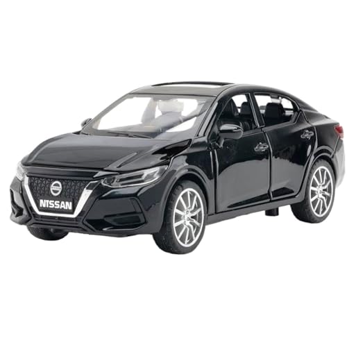 Mini Auto Spielzeug 1:32 Für Nissan SYLPHY Legierung Maßstab Modell Auto Spielzeug Sound Und Licht Spielzeug Souvenir Geschenk Wohnkultur(Black) von CYQOCD