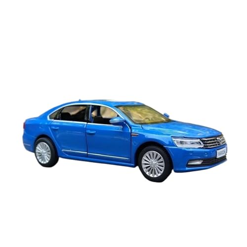 Mini Auto Spielzeug 1:32 Für Passat Maßstab Legierung Modell Auto Druckguss Spielzeug Sound Und Licht Zu Freunde Und Familie Zeigen Wohnkultur(Blue) von CYQOCD