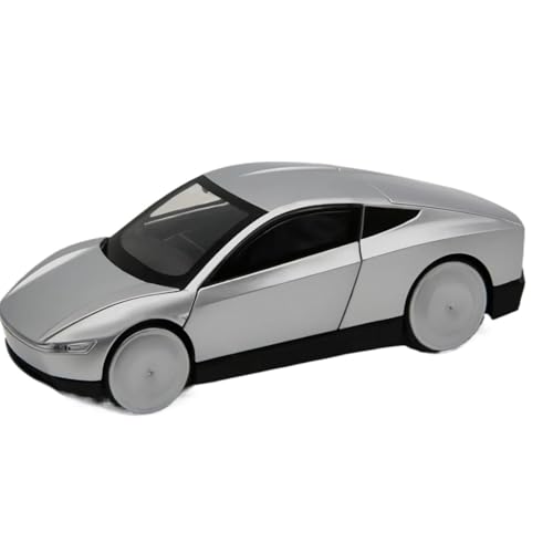 Mini Auto Spielzeug 1:32 Für Robotaxi Legierung Fahrerloses Taxi Auto Modell Druckguss Energie Fahrzeuge Sound Licht Sammlung Wohnkultur(Silver) von CYQOCD