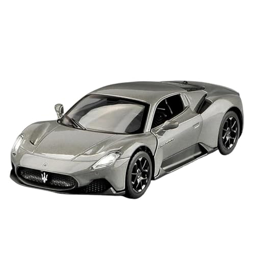 Mini Auto Spielzeug 1:33 Für Maserati MC20 Supercar Legierung Modell Auto Spielzeug Metall Casting Sound Und Licht Auto Spielzeug Wohnkultur(Gray) von CYQOCD