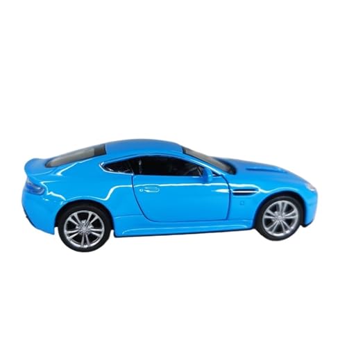 Mini Auto Spielzeug 1:36 Für Aston Martin V8 Vantage Automodell Legierung Im Maßstab 1:36 Innenausstattung Der Mittelkonsole Aus Druckguss Wohnkultur(Blue) von CYQOCD