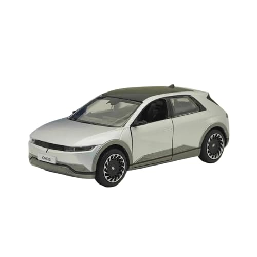 Mini Auto Spielzeug 1:38 Für Legierung IONIQ 5 SUV Auto Modell Diecast Realistische Metall Fahrzeug Desktop Display Wohnkultur(Gray A) von CYQOCD