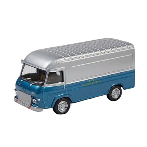 Mini Auto Spielzeug 1:43 Für Alfa Romeo F20 1969 Blauer Und Silberner Van Metallautomodell Seltenes Modell Für Ausstellungsständer Wohnkultur von CYQOCD