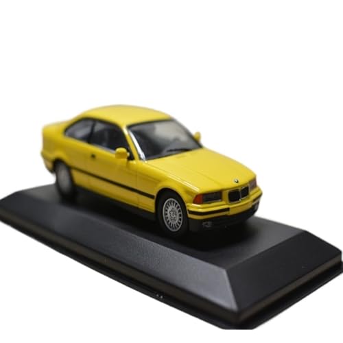 Mini Auto Spielzeug 1:43 Für BMW 3er E36 Coupé Gelb Klassische Legierung Auto Ornamente Indoor Simulation Spiel Requisiten Wohnkultur von CYQOCD