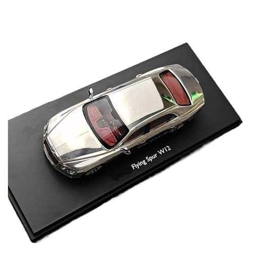 Mini Auto Spielzeug 1:43 Für Bentley Flying Super W12 Silberlegierung Automodellsammlung Metallmodell Rote Innenausstattung Wohnkultur von CYQOCD