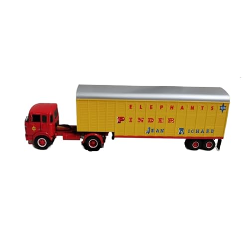 Mini Auto Spielzeug 1:43 Für Berliet TR12 Pinder Circus Traktor-Anhänger LKW Transporter Metall Auto Modell Sammlung Wohnkultur von CYQOCD