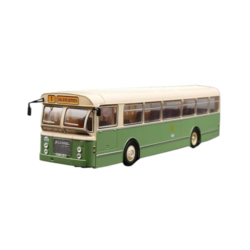 Mini Auto Spielzeug 1:43 Für Brossel Bus Reisebus Auto Modell Minifigur Vintage Stil Fahrzeug Dekorationen Grün Wohnkultur von CYQOCD