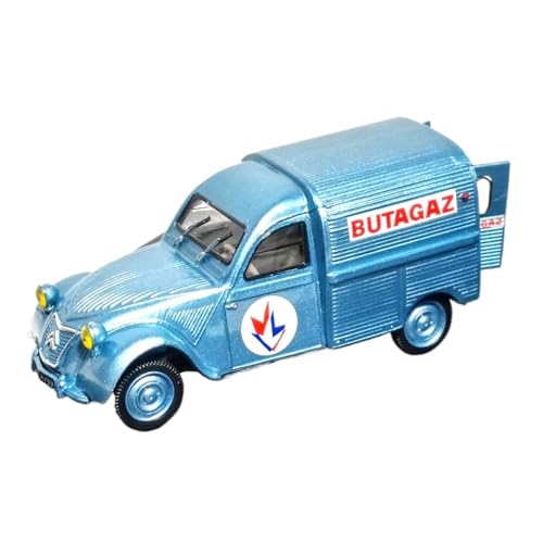 Mini Auto Spielzeug 1:43 Für Citroën 2CV AZU 1955 LKW Transporter Alu Dekomodell Mit Zubehör Wohnkultur von CYQOCD