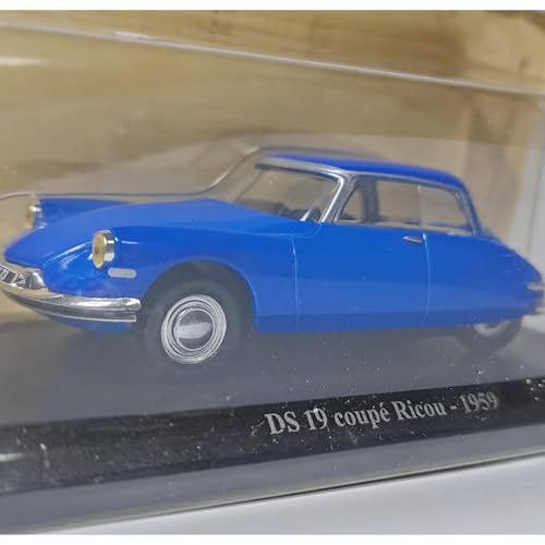 Mini Auto Spielzeug 1:43 Für Citroën DS19 Coupé Ricou Legierung Ornamente Maßstab Retro-Automodell (zweitüriges Vergriffenes Auto) Wohnkultur von CYQOCD