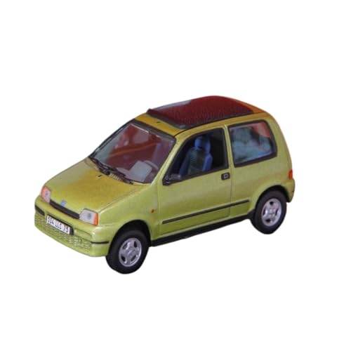 Mini Auto Spielzeug 1:43 Für FIAT Cinquecento 1996 Miniaturauto-Legierungsmodell Schlafzimmersammlung Ausstellungsständer Ornamente Wohnkultur von CYQOCD