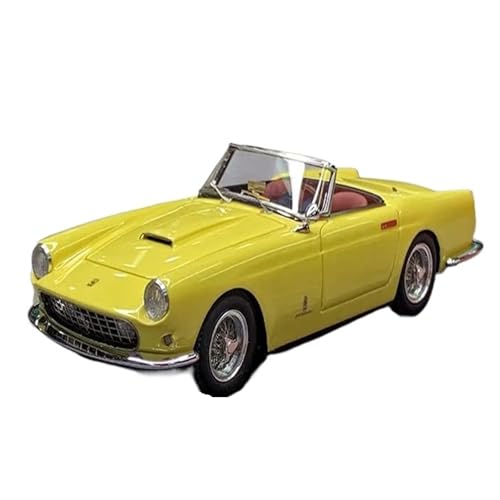 Mini Auto Spielzeug 1:43 Für Ferrari 250GT CAR64A Serie 1 Harzmodell Gelbes Klassisches Cabrio Rote Innenausstattung Wohnkultur von CYQOCD
