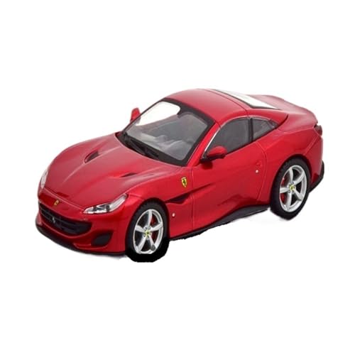 Mini Auto Spielzeug 1:43 Für Ferrari Portofino 2018 Legierung Supersportwagen Modell Rot Mode Modell Fahrzeug Modell Display Wohnkultur von CYQOCD