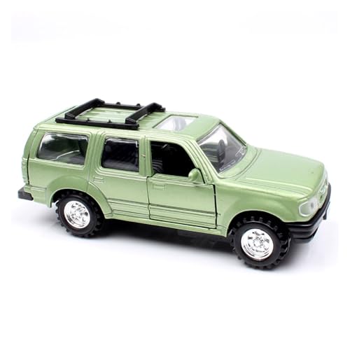 Mini Auto Spielzeug 1:43 Für Ford Explorer Metall Simulation Bumerang Automodell Spielzeug Automodelle Dekorationen Wohnkultur(Green) von CYQOCD