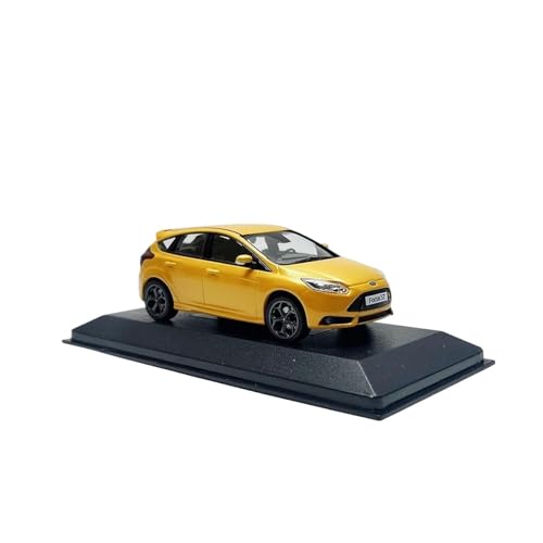 Mini Auto Spielzeug 1:43 Für Ford Focus ST 2011 Haushaltslimousine Gelb Legierung Statisches Auto Sammlermodell Männer Hobby Display Wohnkultur von CYQOCD