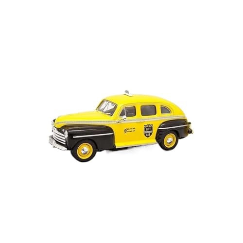 Mini Auto Spielzeug 1:43 Für Fordor (1947) Gelbe Limousine Legierungsmodell Mini-Statik-Souvenir Oder Dekorationsfahrzeug Wohnkultur von CYQOCD