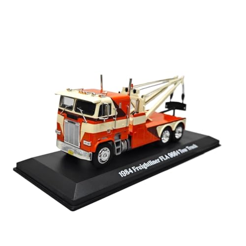 Mini Auto Spielzeug 1:43 Für Freightliner FLA Container-Frachtaufzugsanhänger 1984 Realistisches Legierungs-Engineering-Fahrzeug Wohnkultur Mini Auto Spielzeug 1:43 Für Freightliner FLA Container-Frachtaufzugsanhänger 1984 Realistisches Legierungs-Engineering-Fahrzeug Wohnkultur von CYQOCD