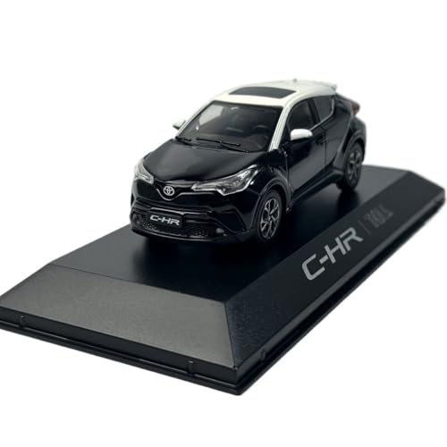 Mini Auto Spielzeug 1:43 Für GAC Toyota CHR C-HR Zweifarbiges Auto Druckguss-Metallmodell Spielzeug Geburtstagsüberraschungsanzeige Wohnkultur(Black) von CYQOCD