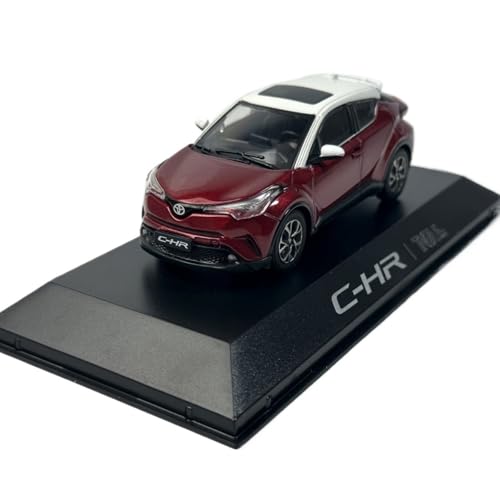 Mini Auto Spielzeug 1:43 Für GAC Toyota CHR C-HR Zweifarbiges Auto Druckguss-Metallmodell Spielzeug Geburtstagsüberraschungsanzeige Wohnkultur(Red) von CYQOCD