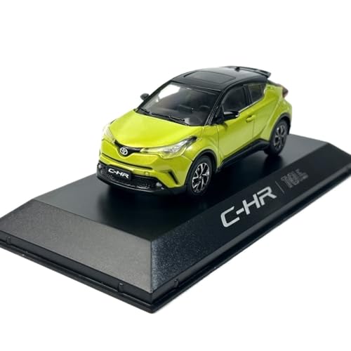 Mini Auto Spielzeug 1:43 Für GAC Toyota CHR C-HR Zweifarbiges Auto Druckguss-Metallmodell Spielzeug Geburtstagsüberraschungsanzeige Wohnkultur(Yellow) von CYQOCD