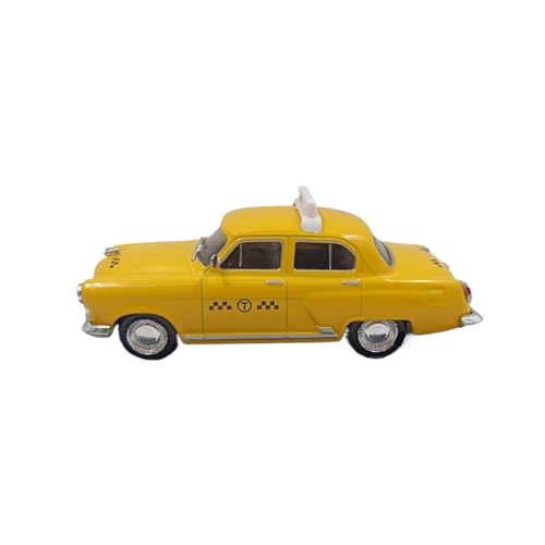 Mini Auto Spielzeug 1:43 Für GAZ M-21 1956 Taxi Legierung Gelbes Automodell Seltene Limousine Kann Ausgestellt Und Dekoriert Werden Wohnkultur von CYQOCD