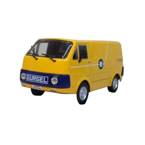 Mini Auto Spielzeug 1:43 Für GURGEL ITAIPU E-400 Van Legierung Mini-Fahrzeug Spielzeugauto Modell Klassisches Design Fahrzeug Gelb Wohnkultur von CYQOCD