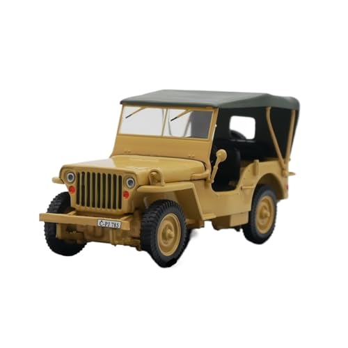 Mini Auto Spielzeug 1:43 Für Ist Jeep Willys MB Jeep Legierung Automodell Metall Druckguss Ornamente Fahrzeuganzeige Wohnkultur von CYQOCD