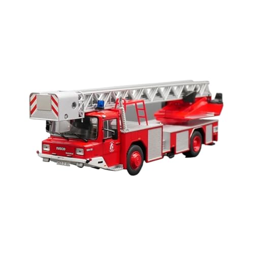 Mini Auto Spielzeug 1:43 Für Iveco Magirus DLK Feuerwehrauto Leiterauto Modellsimulation Metall Mini Automodell Szene Spiele Wohnkultur von CYQOCD
