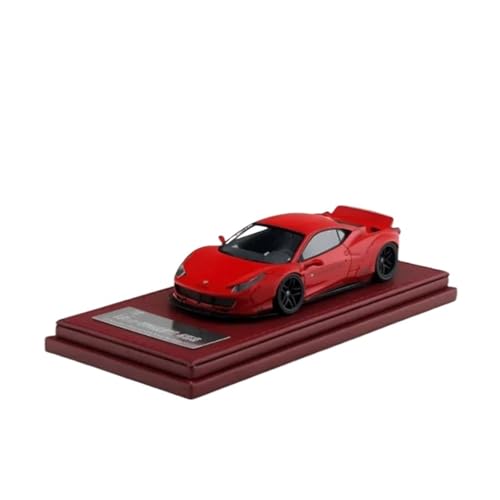 Mini Auto Spielzeug 1:43 Für LB Works 458 Simulationsharz-Automodell Sammler-Sportwagenmodell Für Erwachsene Wohnkultur(Red) von CYQOCD