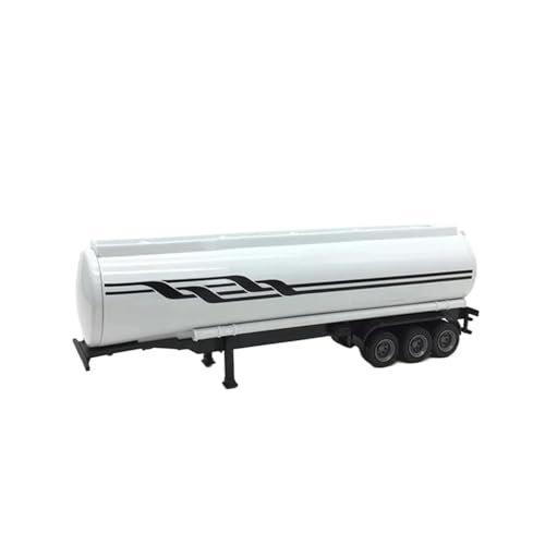 Mini Auto Spielzeug 1:43 Für LKW-Modelländerungszubehör Anhänger Auto Fahrzeug Druckguss Abschleppen Kunststoff Spielzeug 28cm Wohnkultur(White C) von CYQOCD