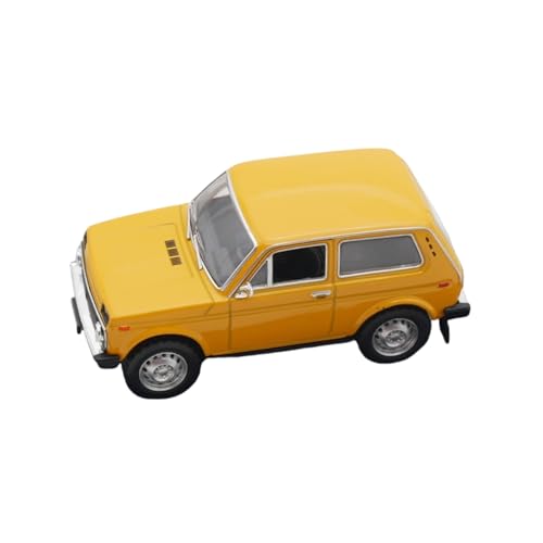 Mini Auto Spielzeug 1:43 Für Lada Niva 1978 Gelb Ornament Legierung Auto Modell Sammlung Spielzeug Fahrzeug Dekoration Wohnkultur von CYQOCD