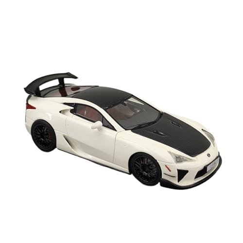 Mini Auto Spielzeug 1:43 Für Lexus Supersportwagen Lexus LFA Harz Automodell Weiß Und Schwarz Metallmodell Überraschungsspielzeug Wohnkultur von CYQOCD