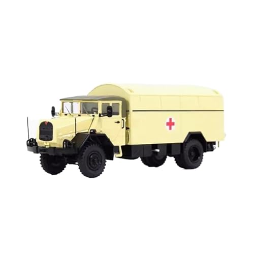 Mini Auto Spielzeug 1:43 Für MAN-630 Mittleres 4x4-Modell Aus Legierung Für Medizinische Verteidigungsfahrzeuge, Wertvolles Sammler-Souvenir Wohnkultur(Beige) von CYQOCD