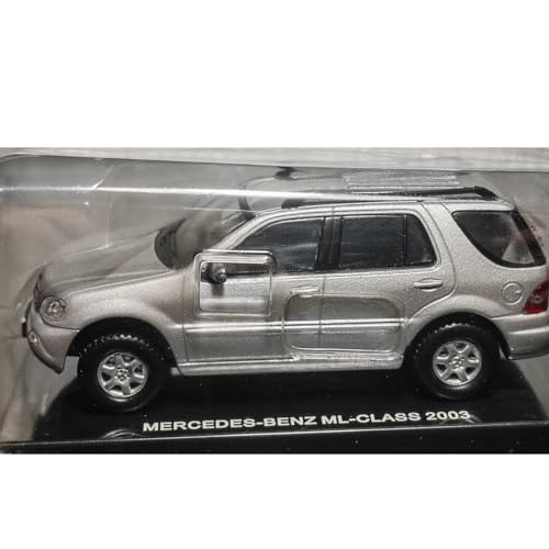 Mini Auto Spielzeug 1:43 Für ML-KLASSE 2003 Sammlerornamente Aus Legierung Im Seltenen Stil Für Die Heimdekoration (Silber) Wohnkultur von CYQOCD