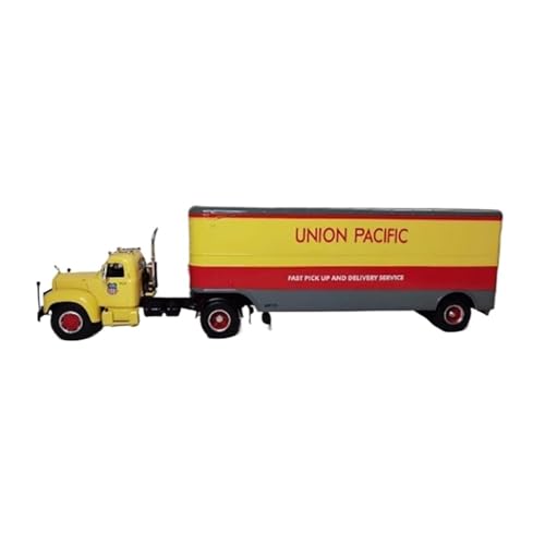 Mini Auto Spielzeug 1:43 Für Mack B61 1955 Pacific Alloy Container-LKW-Modell Spielzeug Geschlossenes Fahrzeug Wohnkultur von CYQOCD