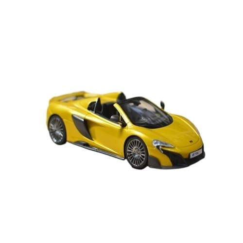 Mini Auto Spielzeug 1:43 Für McLaren 675LT Spider Gold Cabrio Metall Modell Auto Druckguss Modell Spielzeug Display Wohnkultur von CYQOCD