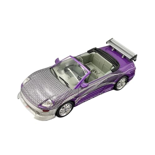 Mini Auto Spielzeug 1:43 Für Mitsubishi Eclipse Spyder GTS Druckguss-Legierung Automodell Cabrio Lila Fahrzeuganzeige Wohnkultur Mini Auto Spielzeug 1:43 Für Mitsubishi Eclipse Spyder GTS Druckguss-Legierung Automodell Cabrio Lila Fahrzeuganzeige Wohnkultur von CYQOCD