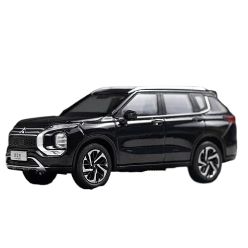 Mini Auto Spielzeug 1:43 Für Mitsubishi Outlander 2023 SUV Legierung Auto Modell Schlafzimmer Dekoration Indoor Display Wohnkultur(Black) von CYQOCD