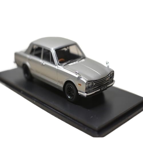 Mini Auto Spielzeug 1:43 Für Nissan 2000GT-R PGC-10 God of War Wide Wheel Edition Silber Limousine Realistisches Ornament Wohnkultur von CYQOCD