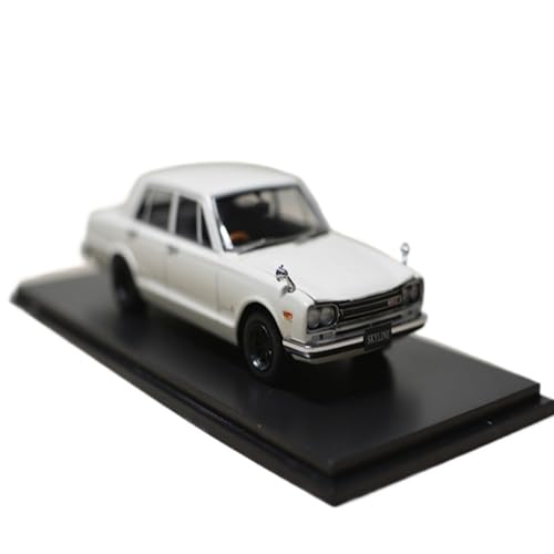 Mini Auto Spielzeug 1:43 Für Nissan 2000GT-R PGC-10 God of War Wide Wheel Sedan Weiß Legierung Modell Fenster Sammlung Wohnkultur von CYQOCD