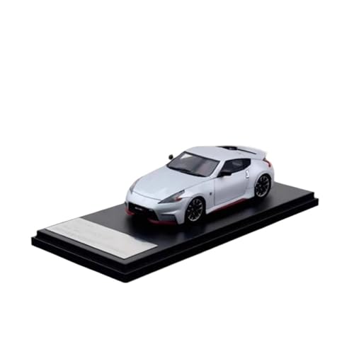 Mini Auto Spielzeug 1:43 Für Nissan Fairlady Z NISMO (2015) 370Z Harz Auto Replika Oldtimer Miniatur Dekoration Wohnkultur(Gray) von CYQOCD