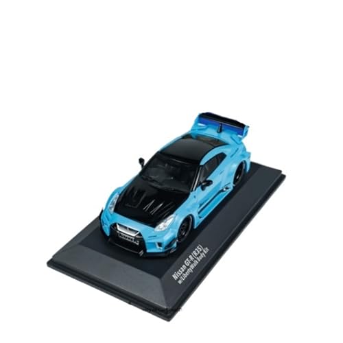 Mini Auto Spielzeug 1:43 Für Nissan GTR35 Lbwk Silhouette Grün Blau Legierung Supercar Modell Druckguss Spielzeug Schmücken Wohnkultur von CYQOCD