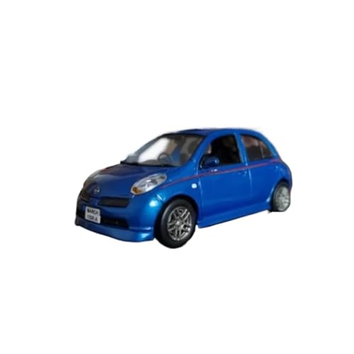 Mini Auto Spielzeug 1:43 Für Nissan March 12SR 15SR Multicolor Limousine Legierung Automodell Kleines Dekorationsmodell Wohnkultur(Blue) von CYQOCD
