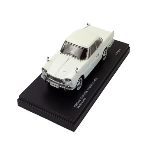 Mini Auto Spielzeug 1:43 Für Nissan Prince Skyline GTR Klassische Auto Legierung Weiß Auto Modell Retro Auto Dekoration Wohnkultur von CYQOCD