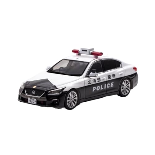 Mini Auto Spielzeug 1:43 Für Nissan Skyline GT (V37) 2020 Police Bureau Metall Oldtimermodell Nostalgiefahrzeuge Wohnkultur von CYQOCD
