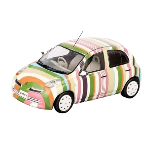 Mini Auto Spielzeug 1:43 Für Nissan Stripe Version Legierung Mini Regenbogen Auto Modell Coupe Desktop Display Auto Wohnkultur von CYQOCD