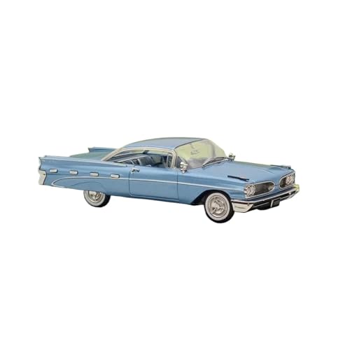 Mini Auto Spielzeug 1:43 Für Pontiac Bonneville 1959 Supercar Autos Modell Erwachsene Spielzeug Nostalgie Klassiker Souvenir Wohnkultur(Blue) von CYQOCD