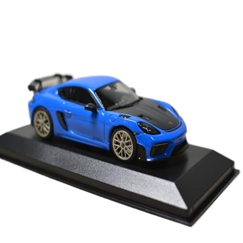 Mini Auto Spielzeug 1:43 Für Porsche 718 Cayman GT4 RS Schwarze Abdeckung Metall Modellauto Klassisches Nostalgie-Anzeigemodell Wohnkultur von CYQOCD