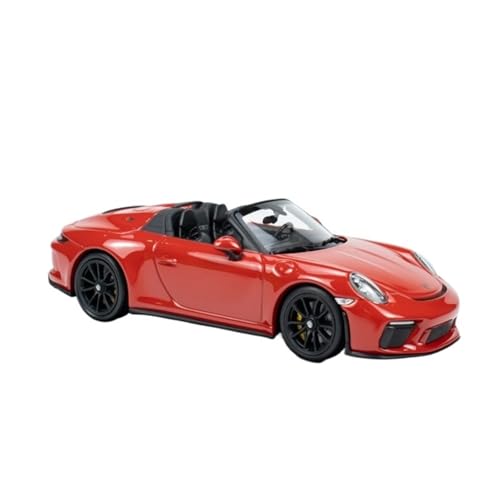 Mini Auto Spielzeug 1:43 Für Porsche 911 (991) Speedster 2019 Rot Legierung Auto Modell Vintage Cabrio Fahrzeug Dekoration Wohnkultur von CYQOCD