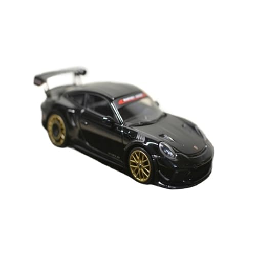Mini Auto Spielzeug 1:43 Für Porsche 911 (991.2) GT3 RS MR Schwarz Legierung Supercar Ornamente Gold Rad Spielzeug Wohnkultur von CYQOCD
