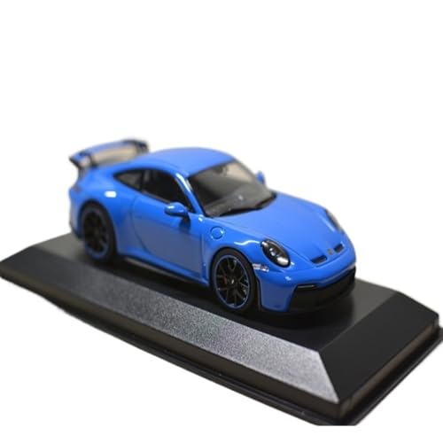 Mini Auto Spielzeug 1:43 Für Porsche 911 (992) GT3 Shark Blue Supercar Ornament Metall Druckguss Fahrzeug Souvenir Wohnkultur von CYQOCD
